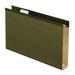 Pendaflex Extra Capacity Reinforced Hanging File Folders with Box Bottom 2\\ Capacity Legal Size 1/5-Cut Tabs Green 25/Box