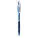 BIC GLIDE Ballpoint Pen Retractable Medium 1 mm Blue Ink Blue Barrel Dozen