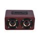 Wireless Speaker Wireless Speaker Wooden Speaker Mini Portable Wooden Speaker Wireless Stereo Loudspeakers With 2 Horn Red Wood