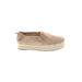 Sam Edelman Flats: Espadrille Platform Boho Chic Tan Print Shoes - Women's Size 6 - Almond Toe