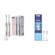 Oral-B Pulsonic Slim Luxe 4900 Elektrische Schallzahnbürste/Electric Toothbrush & Pulsonic Clean Aufsteckbürsten für Schallzahnbürsten