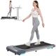 Dripex Under Desk Treadmill, 2.5HP Walking Pad Treadmill with 6 Shock-absorbing Cushions & Widen Running Belt, Portable Walking Treadmill with Remote Control and LED Display, 1-6km/h, No Assembly