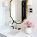 Homein Widespread Bathroom Faucet in Black | 8.82 H x 5.24 D in | Wayfair HITM132MB