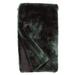 Donna Salyer's Fabulous-Furs Couture Collection Faux Fur Throw Sterling Mink Faux Fur in Black | 60 H x 60 W in | Wayfair 10300-EMMINK-60