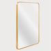 Everly Quinn Perivolia Rectangle Metal Wall Mirror Metal in White/Yellow | 32 H x 24 W x 1.1 D in | Wayfair C11BBC604C1C4915AC4B5C7AB5A859CE