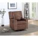 Breakwater Bay Rangler 29" Wide Upholstered Swivel Armchair, Comfy Accent Chair, Modern Swivel Rocker Chair, Microfiber in Brown | Wayfair