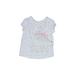 Just One You Made by Carter's Short Sleeve T-Shirt: Gray Marled Tops - Size Newborn