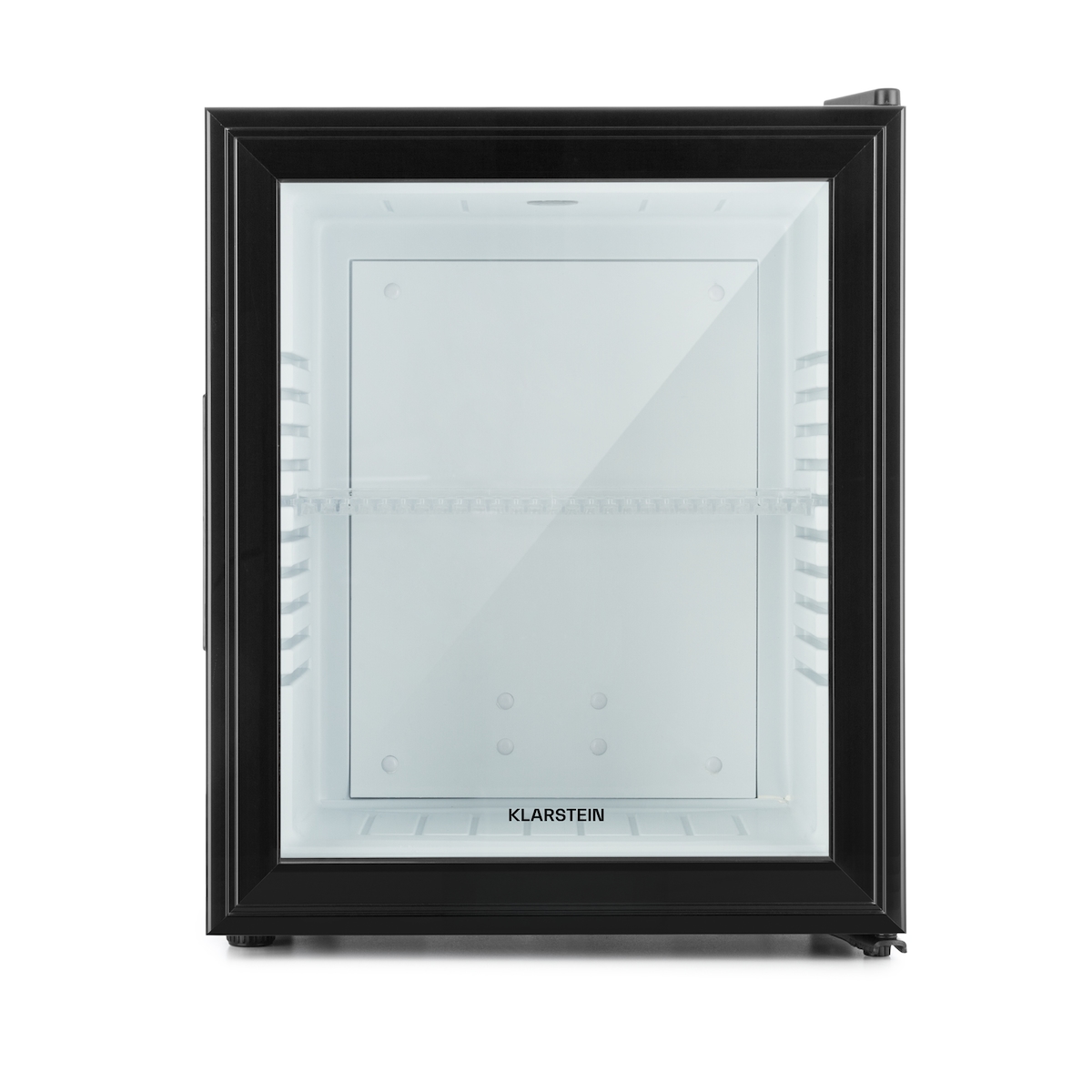 Klarstein MKS-12 Minibar 24 Liter Klasse E schwarz Glas 0dB Schwarz / Weiß Image