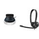 3Dconnexion SpaceMouse Compact (3D-Maus, kabelgebunden), Schwarz & EPOS PC 8 USB-On-Ear-Stereo Headset PC, Kopfhörer mit Kabel