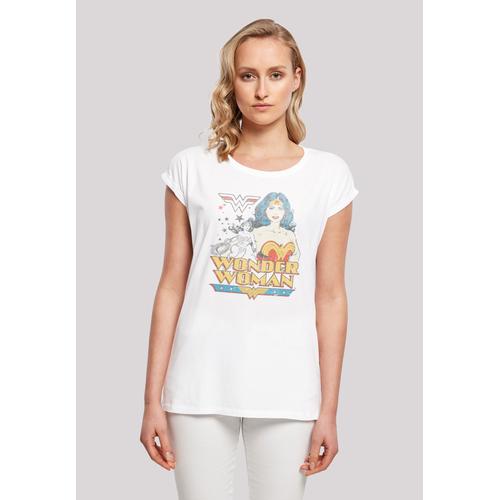 „T-Shirt F4NT4STIC „“DC Comics Superhelden Wonder Woman Posing““ Gr. 5XL, weiß Damen Shirts Jersey Print“