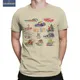 T-Shirt à Manches Courtes et Col Rond pour Homme Vêtement 100% Coton Style des Années 60 4XL