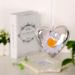 5Pcs/Set Creative Heart Shape Hanging Decor Beautiful Detachable Plastic Hanging Ball Pendant for Home Beige Plastic