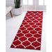 Contemporary Rosilan Collection Area Rug 2 x6 - Red