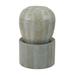 A&B Home Outdoor Cement Urn Fountain - Gray/Green