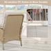 Outdoor Loveseat Sofa Table With Swivel Rocking Chair Furniture Set Yellow/Beige