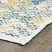 Alise Rugs Alfresco Nautical & Coastal Geometric Reversible Indoor/Outdoor Area Rug 5 3 x 7 3 - Navy/Aqua