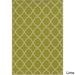 Carson Carrington Style Haven Vasby Indoor/ Outdoor Lattice Rug Green/Cream 5 3 x 7 6 5 x 8 Outdoor Indoor Patio Brown Ivory Rectangle Modern &