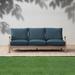 Humble and Haute Humble + Haute Indoor/Outdoor Deep Seating Sofa Cushion Set 25 x 25 x 5 Sofa Cushion Set Corded - Pacific