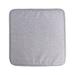 Square Strap Garden Chair Pads Seat Cushion for Outdoor Bistros Stool Patio Dining Room Linen Grey_Without straps