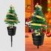 Solar Christmas Tree Lights Outdoor Decorations with Solar Christmas Lights for Outside Yard Patio Garden Xmas Ornaments