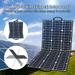 Siavonce 50W 18V Portable Solar Panel Flashfish Foldable Solar Charger - 17.7*35.4