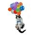 Bestope Cat Car Hanging Ornaments with Colorful Balloon Creative Car Pendant Interior Car Pendant Hanging Ornament Decoration