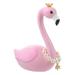 Car Decor Flamingo Creative Ornament Decoration Tightened Wings Pattern Love Bird Resin Figurine Statues Interior Pink