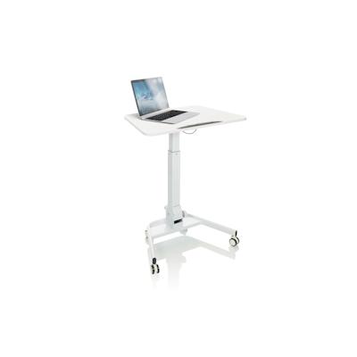 Sitz-/Stehtisch / Arbeitstisch STAND VM-SU II mit Rollen, klappbar weiß hjh OFFICE Image