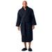 Men's Big & Tall Sherpa robe by KingSize in Black (Size 9XL/0XL)