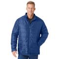 Men's Big & Tall Packable puffer jacket by KingSize in Midnight Navy (Size 2XL)