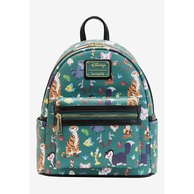 Women's Loungefly X Disney Princess Sidekicks Mini Backpack Handbag by Loungefly in Green