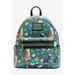 Women's Loungefly X Disney Princess Sidekicks Mini Backpack Handbag by Loungefly in Green