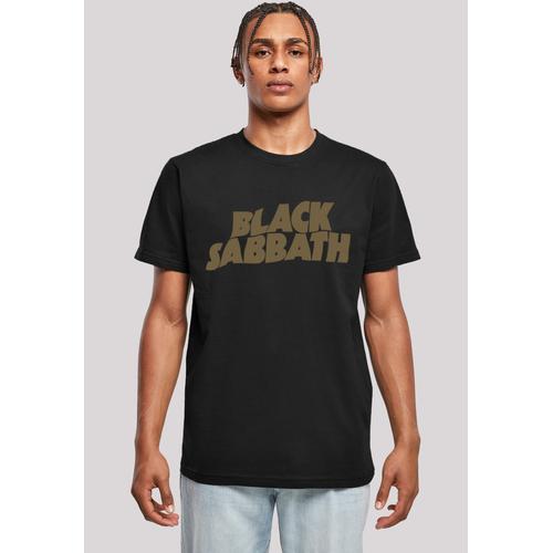 „T-Shirt F4NT4STIC „“Black Sabbath Metal Band US Tour 1978 Black Zip““ Gr. M, schwarz Herren Shirts T-Shirts Print“