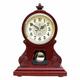 OSKOE Vintage Table Clock Mantel Clock Battery Operated Desktop Clock Grandfather Clock Farmhouse Traditional Clock Pendulum Clock,A