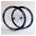 ZCXBHD 700C Road Bike Wheel Set 50mm Double Wall Rims C/V Brake Bike Wheels 24H Straight Pull Spokes Quick Release Hub For 8 9 10 11 Speed Cassette