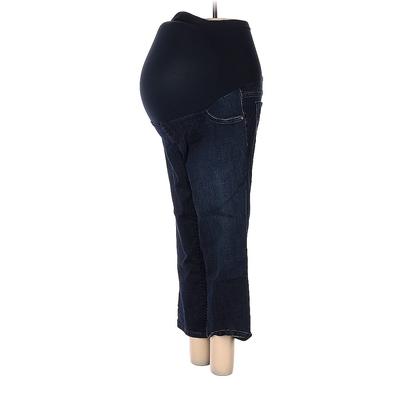 Indigo Blue Jeans: Blue Bottoms - Women's Size Small Maternity