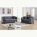 Gray Sectional - Rosdorf Park Jurriaan 2 - Piece Upholstered Sectional Velvet | 30 H x 59 W x 31.5 D in | Wayfair 3D3A64A37D7142C2AAC13B515339BB67