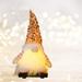 The Holiday Aisle® 1 PC Glowing Sequin Christmas Gnome Decorations, Handmade Swedish Tomte Scandinavian Santa Gnomes Plush Elf Doll w/ LED Lights | Wayfair