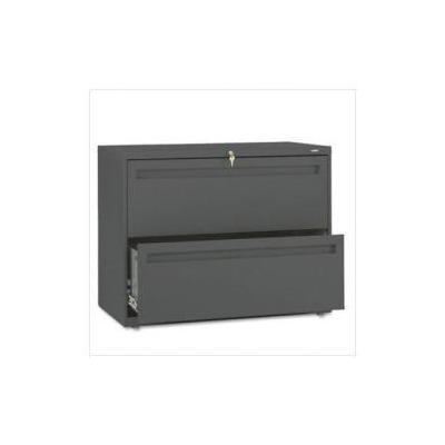 HON Company 700 Series Two-Drawer Lateral File 36w x 19-1/4d - Charcoal