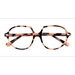 Female s round Ivory Tortoise Acetate Prescription eyeglasses - Eyebuydirect s Foster