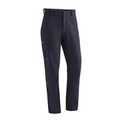Funktionshose MAIER SPORTS "Herrmann", Herren, Gr. 66, Normalgrößen, blau (dunkelblau), 91% Polyamid, 9% Elasthan, Hosen, warme Herren Outdoorhose, robuste Wanderhose, Regular Fit Image