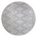 PALM CHEVRON GREY Outdoor Rug By Kavka Designs