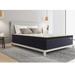 14 Inch Twin Mattress Cleo Cool Copper Hybrid Euro-Top Mattress with CertiPUR-US, Firm Feel,White