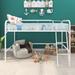 Twin Metal Low Loft Bed with Ladders