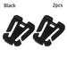 1/2/5Pcs High Quality Outdoor Nylon Hook Clamp Survival Gear Tools Molle Backpack Buckle Camping Bag Hanger EDC Carabiner Carabiner Clips BLACK 2PCS
