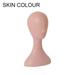 White Jewelry Display Glasses Hat Rack Wide Display stand Dummy Wig Display Stand Women s model wig holder Head Model Plastic Mannequin SKIN COLOUR