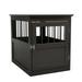 Seizeen Dog Kennel Crate for Small Dog Wooden 2-In-1 Dog Cage & End Table 24â€™â€™L Dog Crate Furniture End Table Coffee