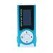 MP3 Player LCD Screen USB Cable Mini Clip Mp3 Player LED Light Stereo Super Bass Music Player Blue (TF Are Not Included)