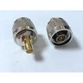 2pcs Copper N Type Male Plug to RP SMA Female Plug Coaxial Adapter high quality ships from USA