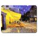 Meffort Inc Standard 9.5 x 7.9 Inch Mouse Pad - Vincent Van Gogh Cafe Terrace at Night